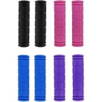 Lot de 4 paires de poign�es de guidon de v�lo en forme de champignon pour bmx, vtt, v�lo de route, v�lo ...
