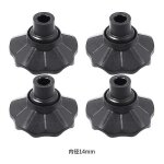 Lot de 4 prot�ge - pieds antid�rapants pour chaises de camping ¿ sous - verres en plastique pom r�sistants ...