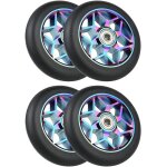 Lot de 4 roues de rechange pour trottinette de 110mm avec roulements en polyurthane pour voitures oscillantes ...