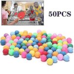Lot de 50 balles de ping - pong colorées de 40 mm, idéales pour le divertissement, le tennis de table ... Lot de 50 balles de ping - pong colorées de 40 mm, idéales pour le divertissement, le tennis de table ...