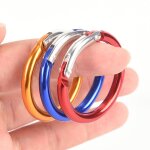 Lot de 6 anneaux toriques, accessoires d'escalade, de camping, de randonn�e en plein air, attaches edc, ...