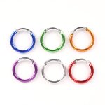 Lot de 6 anneaux toriques, accessoires d'escalade, de camping, de randonn�e en plein air, attaches edc, ...