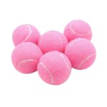 Lot de 6 balles de tennis professionnelles et elastiques pour chiens, resistantes a l'usure, ideales ...