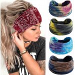 Lot de 6 bandeaux elastiques pour femme avec n?ud papillon - accessoires pour cheveux pour le sport et ... Lot de 6 bandeaux elastiques pour femme avec n?ud papillon - accessoires pour cheveux pour le sport et ...