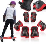 Lot de 6 pcs - pack de protection enfant equipement sportif lger pour vlo patinnage - protecteur de ...