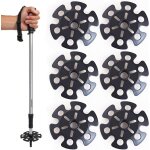 Lot de 6 rondelles a neige pour b�tons de randonn�e, panier de randonn�e universel, 6 pi�ces de rechange ...