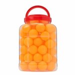 Lot de 60pcs balle de ping pong tennis table pour enfant sport jouet noel jaune l02874