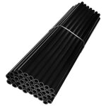Lot de 72 couvre rayons pour roue de v�lo cyclingcolors - noir - 235mm (21 pouces) - bmx