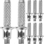 Lot de 8 embouts de canne en acier tungstne pour randonne et trekking
