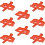 Lot de 8 entretoises de plaquettes de frein a disque hydrauliques instert pour shimano, vtt, vélo de ... Lot de 8 entretoises de plaquettes de frein a disque hydrauliques instert pour shimano, vtt, vélo de ...