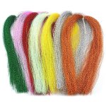 Lot d'app�ts holographiques en soie, 200 pi�ces, accessoire pratique pour la p�che a la mouche, flash ...