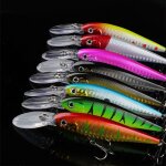 Lot d'app�ts artificiels pour la p�che, leurre pour attraper des poissons comme les m�n�s, les bars, ...