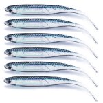 Lot d'app�ts artificiels souples en silicone pour la p�che en eau douce, pack de leurres pour attraper ...