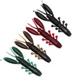 Lot d'app�ts artificiels souples en silicone pour la p�che, pack de leurres pour attraper des poissons ...