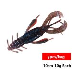 Lot d'app�ts artificiels souples en silicone pour la p�che, pack de leurres pour attraper des poissons, ...