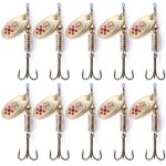 Lot d'app�ts en m�tal pour la p�che, leurre pour attraper des poissons comme les bars, les truites, les ...