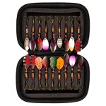 Lot d'app�ts pour la p�che, 16 pi�ces, ensemble de leurres pour attraper des poissons comme les truites, ...