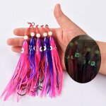 Lot d'appts souples en gel de silicium pour la pche, pack de leurres pour attraper des poissons, matriel ...