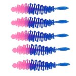 Lot de leurres de p�che souples, queue de broche, faux vers, app�ts artificiels bioniques, multicolores, ...