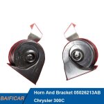 Low note horn klaxon et support pour chrysler 300c dodge challenger, pour note haute et basse, 05026213ab ...
