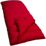 Lowland outdoor sac de couchage companion economy sac de couchage en duvet rouge 210 x 80 cm