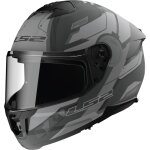 Ls2 ff808 stream ii shadow casque, gris, taille s pour hommes