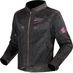 Ls2 garda air veste textile de moto pour femmes, noir - rose, taille 5xl