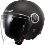 Ls2 of620 classy solid casque jet, noir, taille xs pour hommes