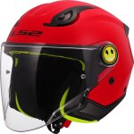 Ls2 of622 funny ii casque jet pour enfants, rouge, taille m pour gar�ons