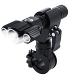 Lumire de vlo multi - fonction eblouissement trois lampes en forme d'avion lampe de poche phare eclairage ...