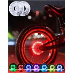 Lumi�re led pour v�lo, feux de roue de v�lo a led, type de charge usb, lumi�res de pneu de s�curit� rvb, ...