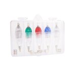 Lumire de pche sous marine led, 5 pices, 25mah, etanche, calmar, petite goutte d'eau, lampe de collecte ...