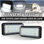 Lumière de plaque d'immatriculation de toyota land cruiser 2 pièces, 120, numéro de voiture, phare de ... Lumière de plaque d'immatriculation de toyota land cruiser 2 pièces, 120, numéro de voiture, phare de ...