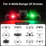 Lumière stroboscopique pour drone avata 2, lampe led pour vélo, avion, lampe de vol de nuit, mini flash ... Lumière stroboscopique pour drone avata 2, lampe led pour vélo, avion, lampe de vol de nuit, mini flash ...