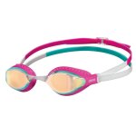 Lunettes arena air - speed mirror - copper pink multi - lunettes natation
