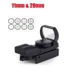 Lunette de chasse holographique a 4 réticules, 11mm / 20mm, optique de chasse, réflexe a points rouges, ... Lunette de chasse holographique a 4 réticules, 11mm / 20mm, optique de chasse, réflexe a points rouges, ...