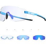 Lunettes de cyclisme photochromiques homme femme lunettes sportives anti uv400 pour vtt course en montagne ...