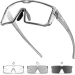 Lunette de cyclisme photochromiques homme femmes velo route soleil sport vtt course a pied base - ball ...
