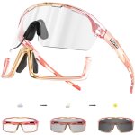 Lunettes de cyclisme photochromiques pour hommes et femmes lunettes de vlo de sport monture tr90 protection ...