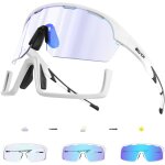 Lunettes de cyclisme photochromiques pour hommes et femmes lunettes de vlo de sport monture tr90 protection ...