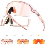 Lunettes de cyclisme photochromiques pour hommes et femmes lunettes de vlo de sport monture tr90 protection ...