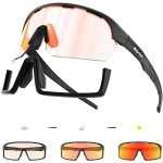 Lunettes de cyclisme photochromiques pour hommes et femmes lunettes de vlo de sport monture tr90 protection ...