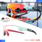 Lunettes de cyclisme lunettes de soleil de cyclisme photochromiques rouges uv400 lunettes de vlo en ...