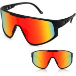 Lunettes de cyclisme lunettes de soleil polarises avec 5 verres interchangeables protection uv400 lunettes ...