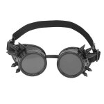 Lunettes de cyclisme uniques a double couche, style steampunk industriel vintage 2025abs, coupe - vent, ...