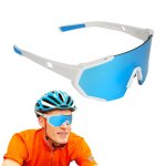 Lunettes de cyclisme vélo lunettes polarisées lunettes de soleil avec 2 verres interchangeables pour ... Lunettes de cyclisme vélo lunettes polarisées lunettes de soleil avec 2 verres interchangeables pour ...