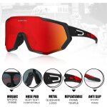 Lunettes de cyclisme v�lo polaris�es tr90 cadre sports pour hommes femmes avec 3 lentilles interchangeables ...