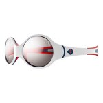 Lunettes julbo loop blanc rouge verres spectron 4 enfant