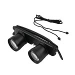 Lunettes loupe 3x28, jumelles optiques de pêche en plein air, télescope Lunettes loupe 3x28, jumelles optiques de pêche en plein air, télescope