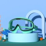Lunettes de natation anti - buée avec bouchons d'oreille, lunettes de plongée a grande monture, etanche, ... Lunettes de natation anti - buée avec bouchons d'oreille, lunettes de plongée a grande monture, etanche, ...